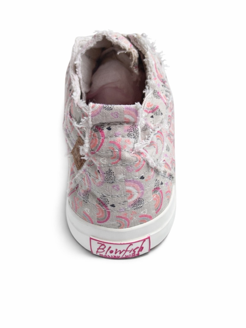 Blowfish Play-T Big Girl's Size 4/Women's Size 6.Rainbow Pattern slip on sneaker - Picture 5 of 5